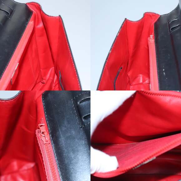 CELINE Hand Bag Leather Black - Picture 12 of 13